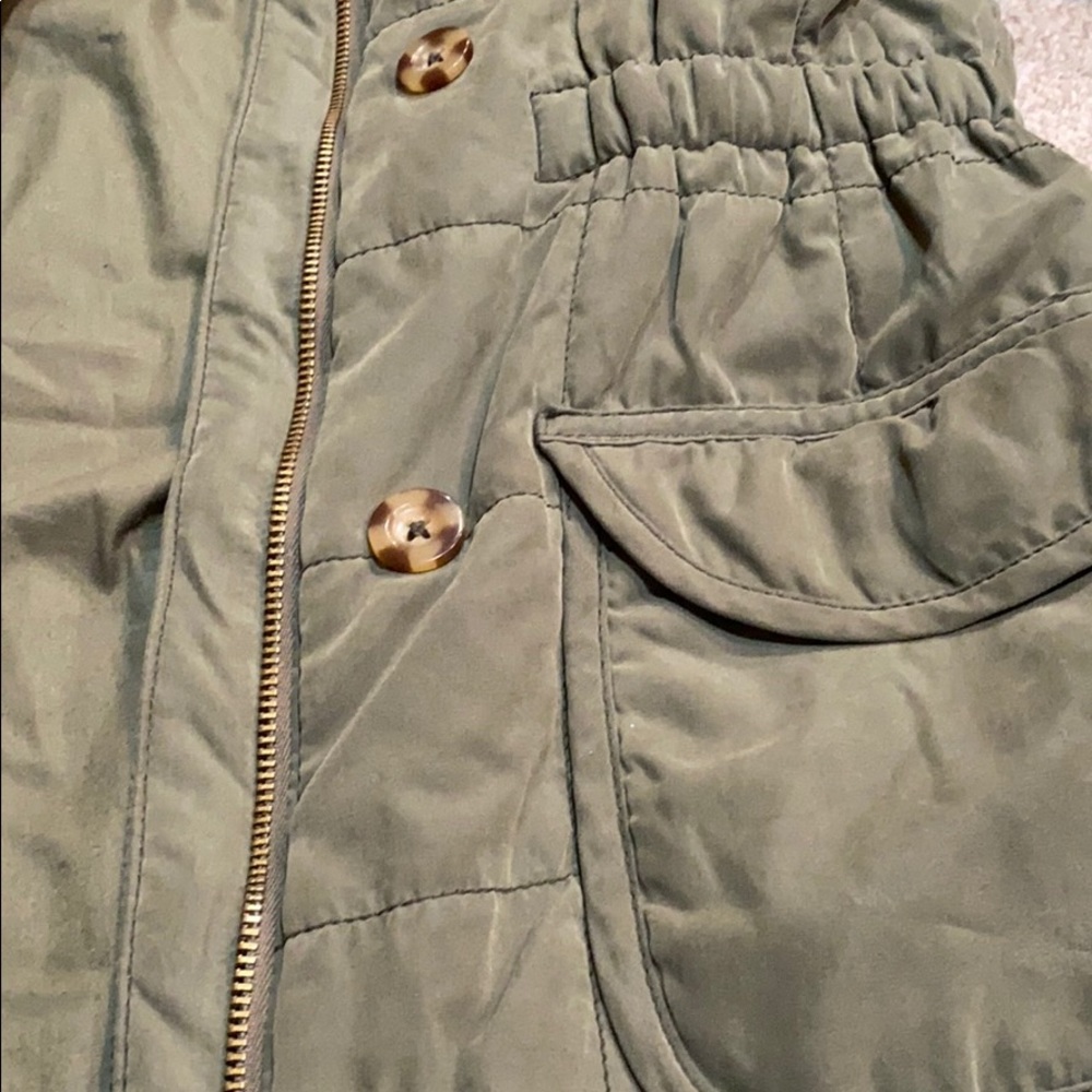 Old Navy green jacket, size Large (10/12) kids - Picture 3 of 5